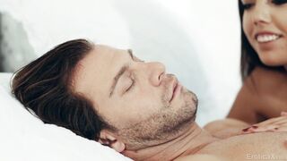 Rachel Rivers moans passionately while Seth Gamble pounds her in a sensual fuck Сover